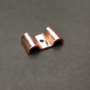 Double 3/8" Pipe Fastener P-Clip Copper For 3/8" OD Pipes