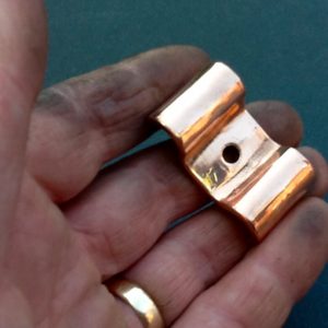 Pipe Fastener P-Clip Copper For 3/8" OD Pipes