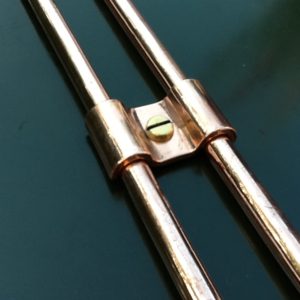 Pipe Fastener P-Clip Copper For 3/8" OD Pipes