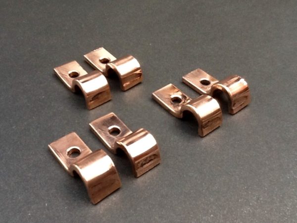 8mm Copper P Clips Pipe Fasteners For 8mm OD Pipe