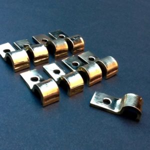 Brass P Clips 1/2" Pipe Fastening For Steam Traction Engines