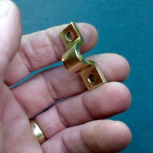 Brass Chassis Clips 5/16" For Classic & Vintage Vehicles