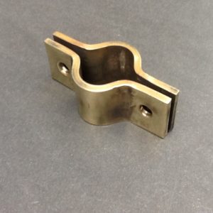 7/8" OD Pipe Fastening Bracket Solid Brass For Steam Traction Engines