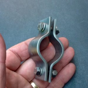 Pipe Clamp 28mm Stainless Steel 25mm Banding X 3mm BPC804P