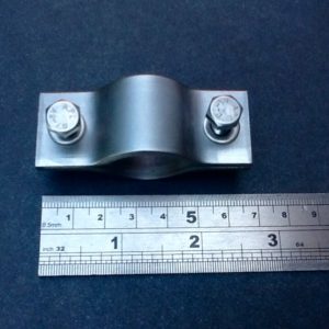 Pipe Clamp 22mm Stainless Steel 25mm Banding X 3mm