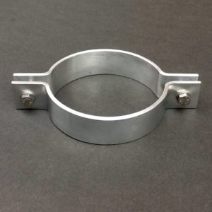 Pipe Clamp Aluminium 60mm Diameter 25mm Wide Banding BPC98AC