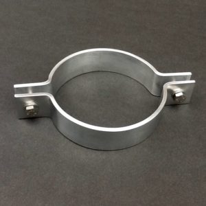 Pipe Clamp Aluminium 78mm Diameter 25mm Wide Banding BPC116AC