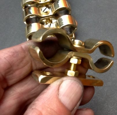 brass pipe clamps
