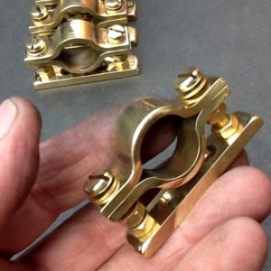 water pipe wall mount brackets solid brass