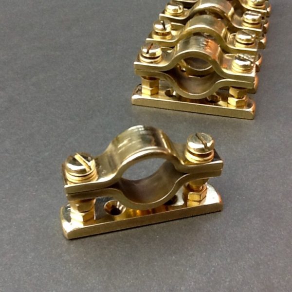 water pipe wall mount brackets solid brass