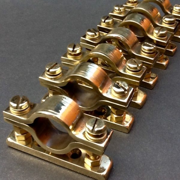 water pipe wall mount brackets solid brass