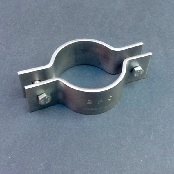 Marine grade stainless steel pipe clamps