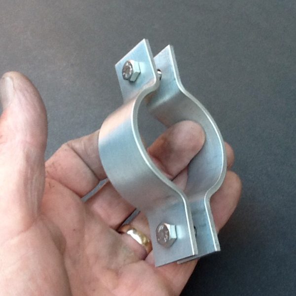 Aluminium pipe clamps
