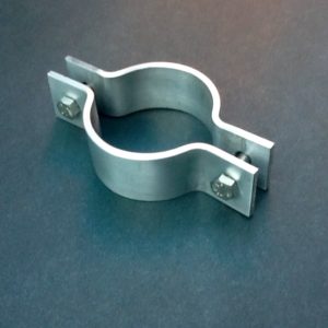 Pipe Clamp Aluminium 52mm Diameter 25mm Wide Banding BPC90AC