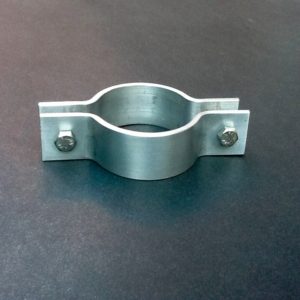 Pipe Clamp Aluminium 54mm Diameter 25mm Wide Banding BPC92AC