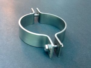 35mm Pipe Installation Clamp Stainless Steel 25mm Wide Banding PB372