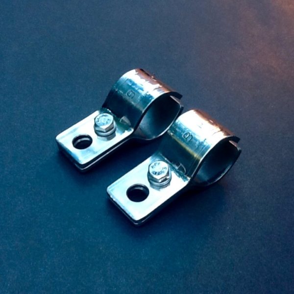 Motorcycle indicator clamps