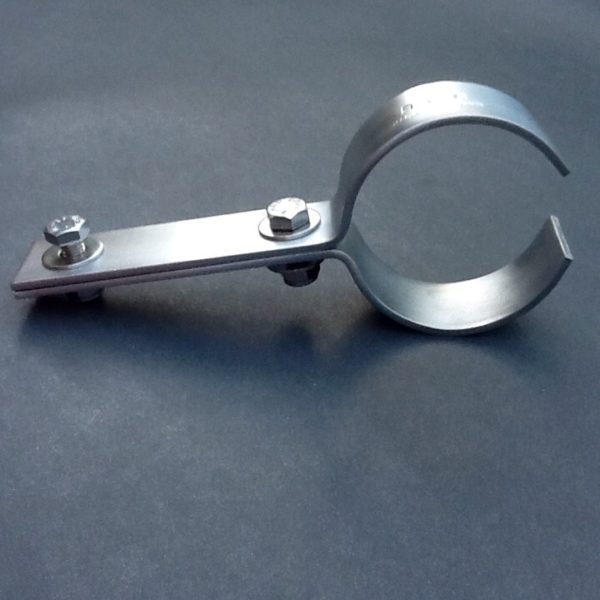 60mm Diameter Tube Pipe Support Bracket 316L Stainless Steel