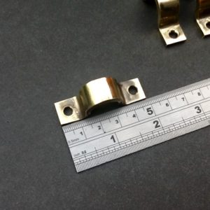 5/8" Pipe Clips Solid Brass