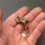 15mm Pipe Clips Brass For 15mm OD Pipes