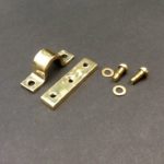 Classic Brass Wall Mount Pipe Clips For 15mm OD Pipes