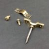brass wall mount pipe clips 15mm