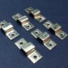 3/16 Pipe Clips Double 3/16 Pipe Fasteners Brass
