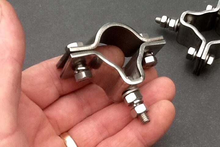 Eberspacher exhaust pipe clamp for 25mm Diameter Pipes