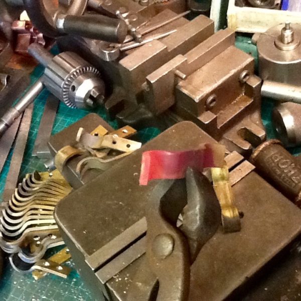 Handmade brass pipe fasteners