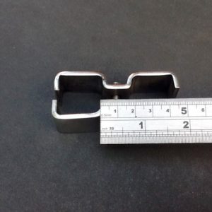 20mm Square Tube Clamps Stainless Steel Double 20mm BPC253A