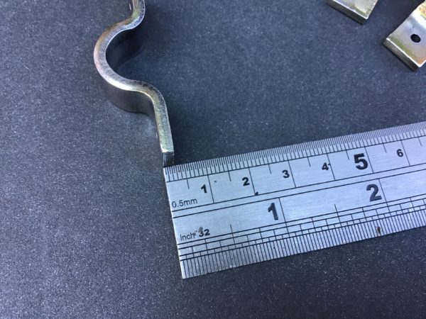 12mm saddle clips stainless steel