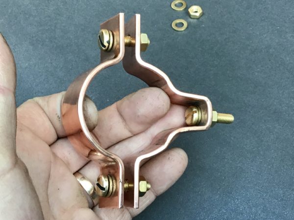 Copper Universal Pipe Clamp 50mm Diameter Copper Pipe Fitting - Image 5