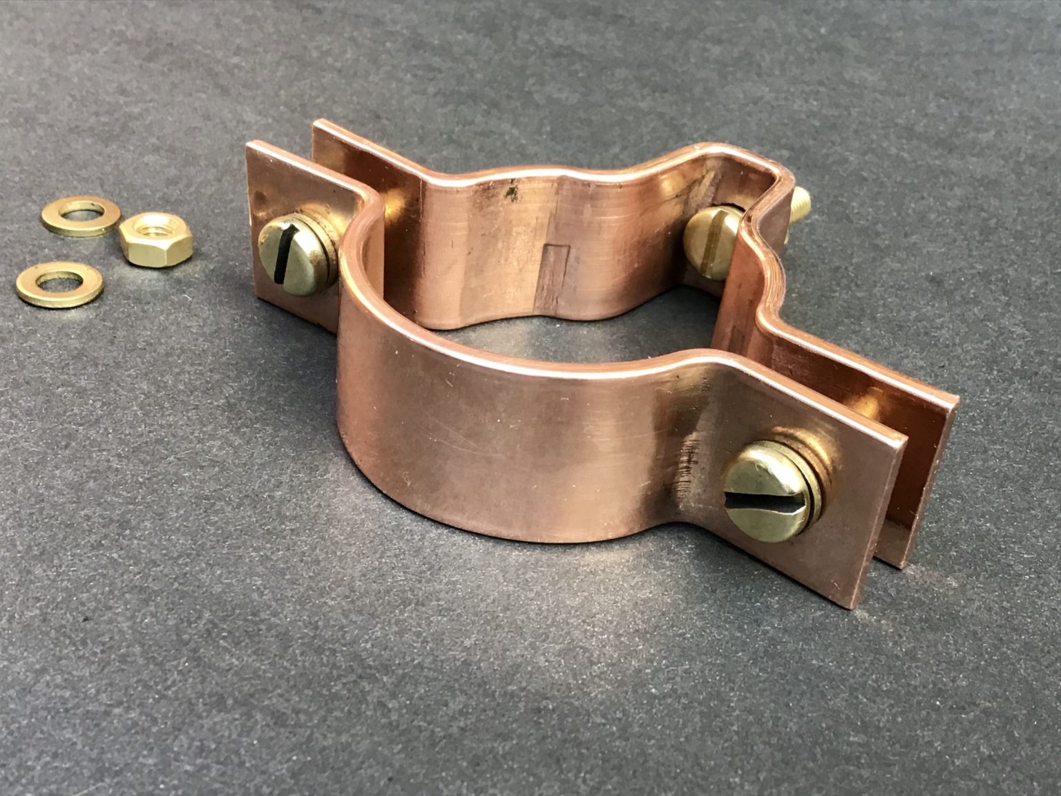 Copper Universal Pipe Clamp 50mm Diameter Copper Pipe Fittings copper-universal-pipe-clamp-50mm-diameter-copper-pipe-fittings