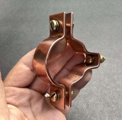 copper pipe clamping bracket