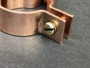 Copper Pipe Clamp For 30mm Outside Diameter Pipe