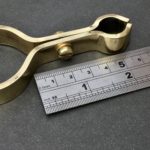 Bathroom Wash Basin Waste Pipe Water Pipe Bracket Solid Brass