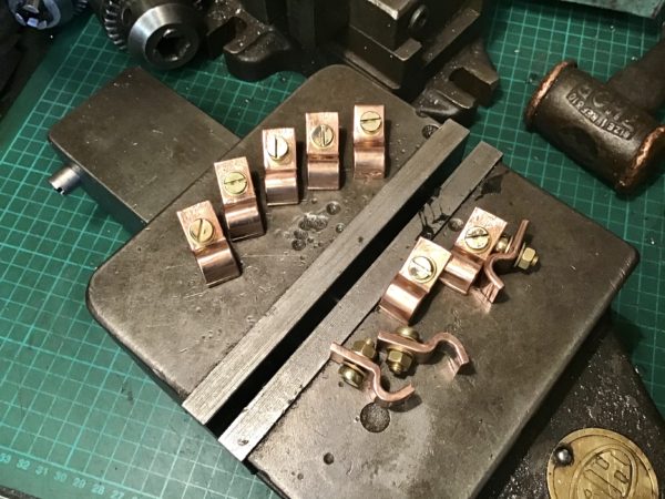 Handmade copper p clips