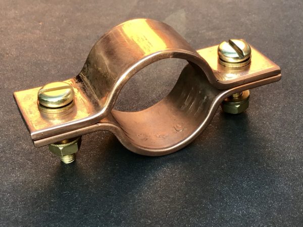 Copper Pipe Clamp 32mm Solid Copper Pipe Fitting