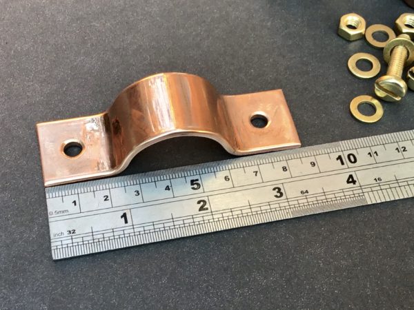 Copper Pipe Clamp 25mm Solid Copper Pipe Fitting - Image 11