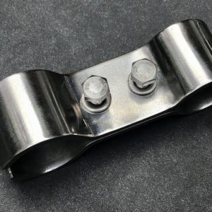 15mm 27mm Pole Clamp Double Size Combination Stainless Steel