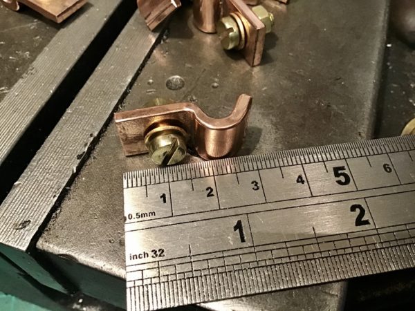 Copper pipe fasteners 1/4”