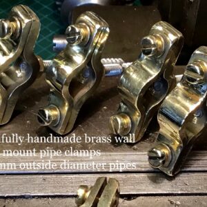 15mm Pipe Clip For 15mm Diameter Pipe Solid Brass