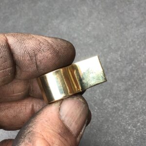 Hand forged brass