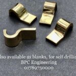 Brass P Clips 3/8" Pipe Fastening For Steam Traction Engines