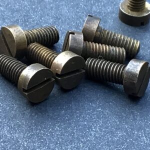 BSF 7/32 Imperial Screws Brass Cheese Head Slotted Qty 5