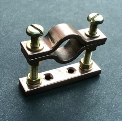 Traditional Pipe Fastener Copper Bracket For 15mm OD Pipes BC3362