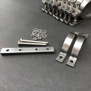 48mm Diameter Supporting Pipe Clamping Bracket Stainless Steel