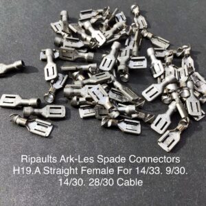 Ripaults Ark-Les H19.A Spade Connectors Classic Car