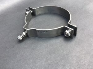Universal Pipe Clamp 135mm Diameter Stainless Steel 316L