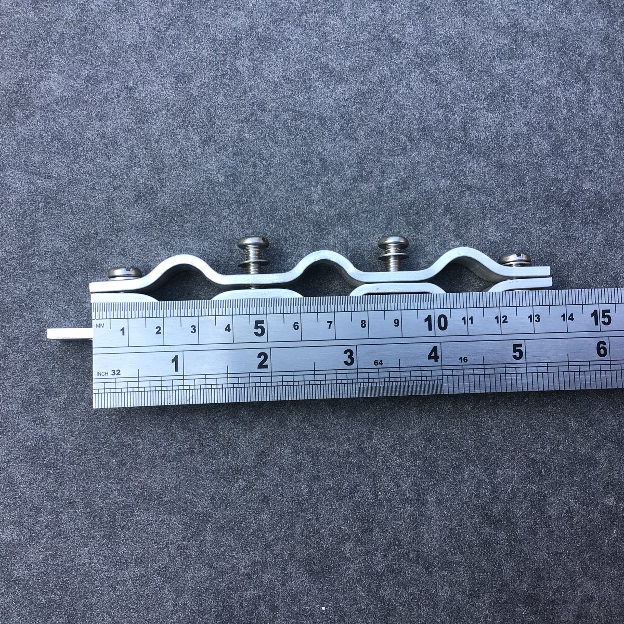 Triple tube clamp 15mm - 16mm ref:14030